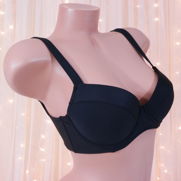 Shade & Shore Black Push Up Bikini Top Size 32DD - Picture 3 of 5